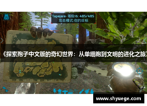 《探索孢子中文版的奇幻世界：从单细胞到文明的进化之旅》